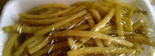 заготовка спаржевой фасоли на зиму. Шаг 6