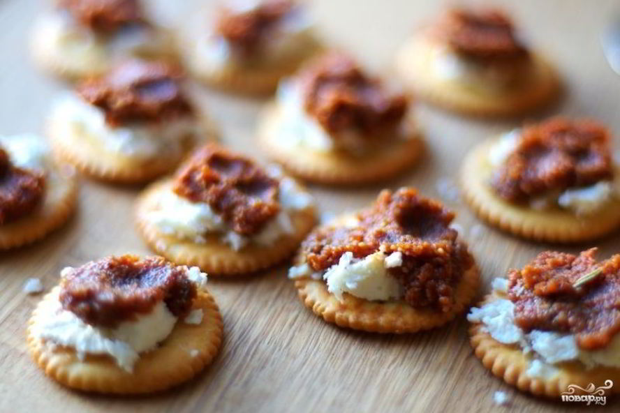 Рецепт закуска с вялеными помидорами