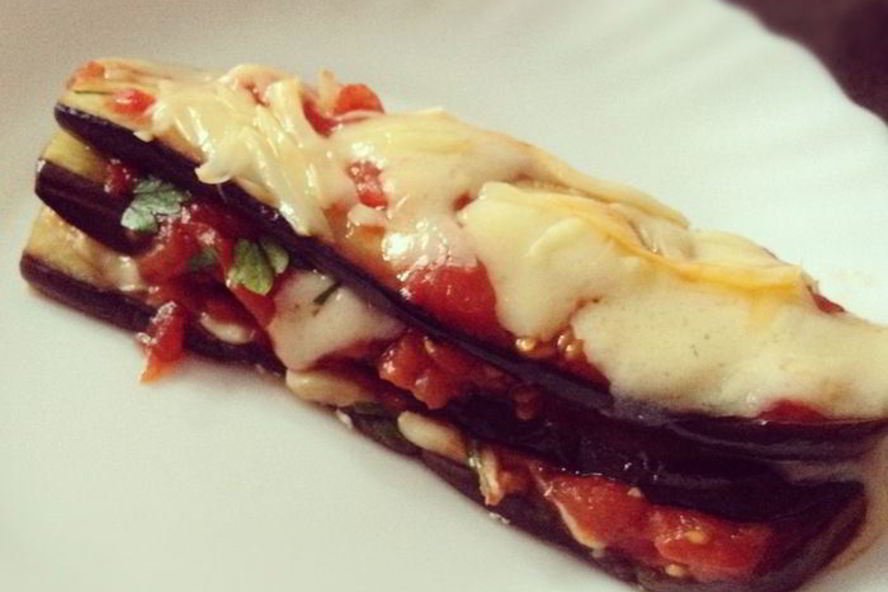 Рецепт баклажанная пирамидка