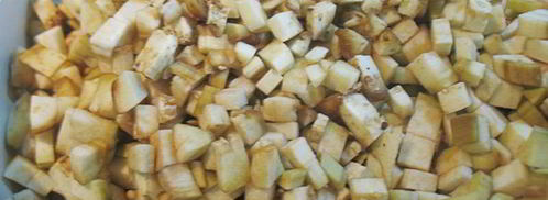 баклажановый террин в сладком перце. Шаг 2