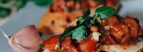 брускетта с помидорами. Шаг 7