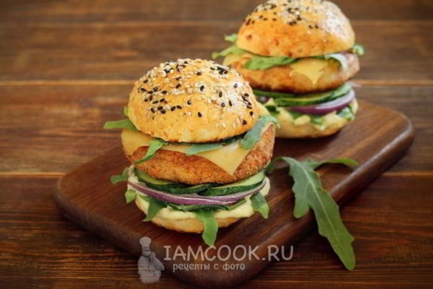 Рецепт котлета для фишбургера