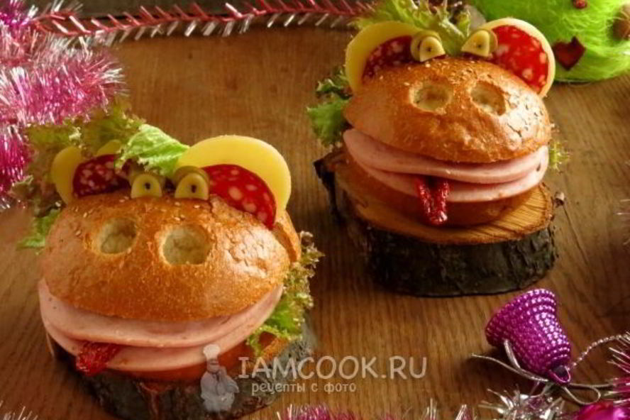 Рецепт бутерброд обезьяна