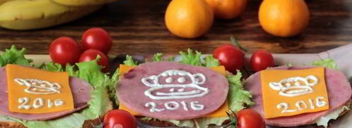 бутерброд обезьянка. Шаг 9