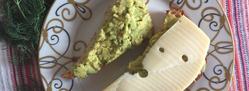 бутерброд с авокадо. Шаг 4