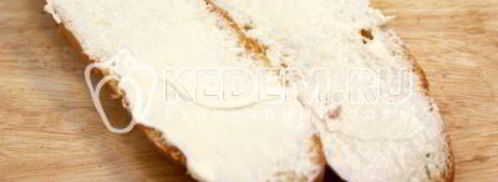 бутерброд с овощами и омлетом. Шаг 6