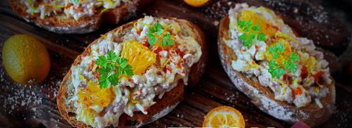 бутерброд с печенью трески. Шаг 7