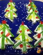 Бутерброды Новогодняя елочка