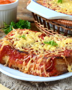 Бутерброды под сырно-томатной подушкой