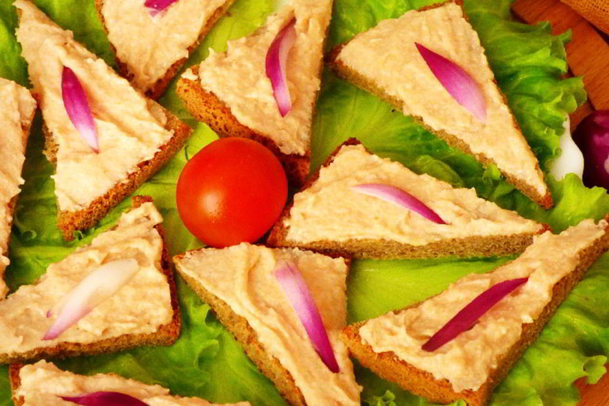 Рецепт бутерброды с икрой минтая