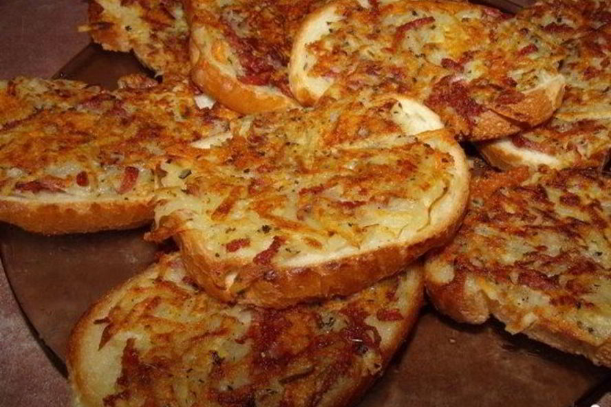 Рецепт бутерброды с колбасой на сковороде