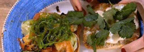 бутерброды с креветками-мисо. Шаг 13