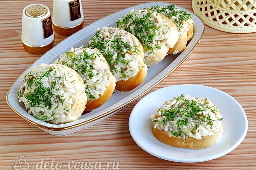 Рецепт бутерброды с минтаем
