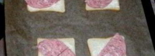 бутерброды с яйцом и колбасой. Шаг 2