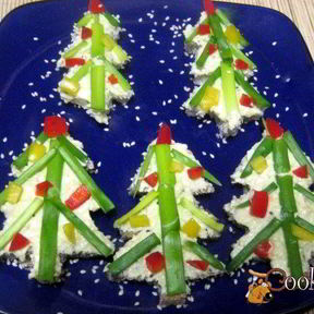 Бутерброды на новый год