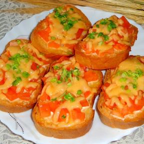 Бутерброды с помидорами