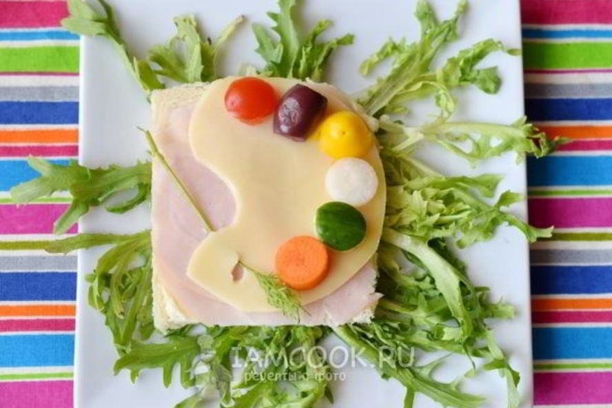 Рецепт детский бутерброд