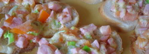 горячие бутерброды мозаика. Шаг 3