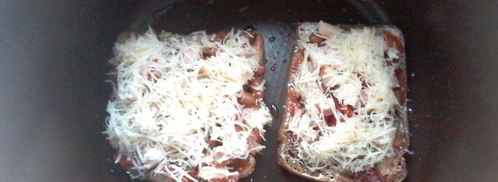 горячие бутерброды с фасолью. Шаг 5