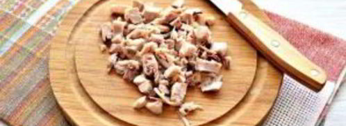 горячие бутерброды с курицей и сыром. Шаг 3