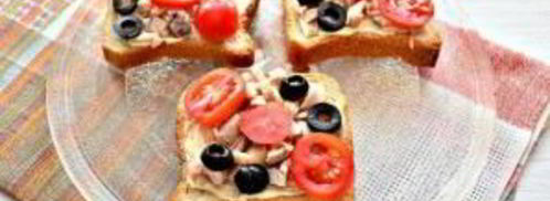 горячие бутерброды с курицей и сыром. Шаг 8