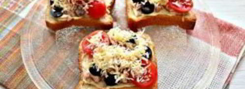 горячие бутерброды с курицей и сыром. Шаг 9