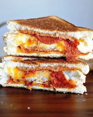 Горячие пицца-бутерброды