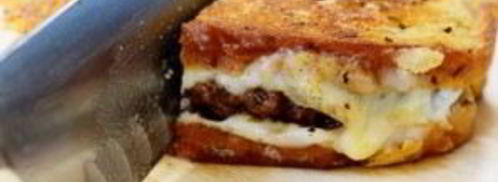 горячий бутерброд с фаршем. Шаг 12