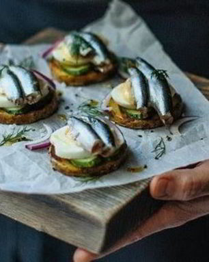 Клевые бутерброды на печеном картофеле