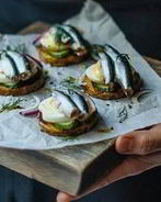 Клевые бутерброды на печеном картофеле