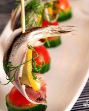 Маленькие бутерброды для фуршета