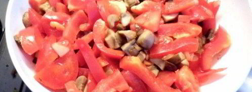 сухарики бутербродные с грибной икрой. Шаг 2