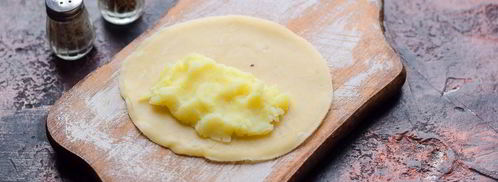 чебуреки с картошкой. Шаг 5