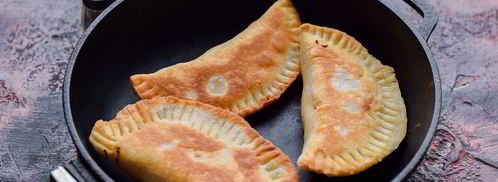 чебуреки с картошкой. Шаг 7