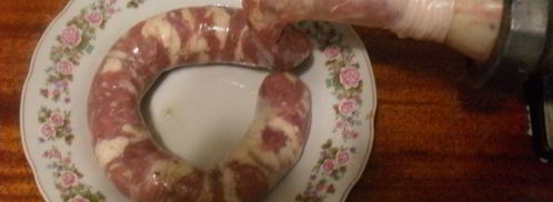 деревенская пальцемпханная колбаса. Шаг 6