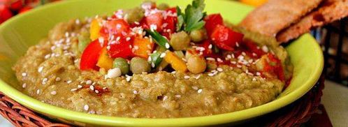 домашний хумус с овощами. Шаг 12