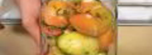 фаршированные зеленые помидоры. Шаг 2