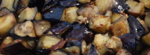 горячая закуска из баклажан в остром соусе. Шаг 3