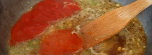 горячая закуска из баклажан в остром соусе. Шаг 7