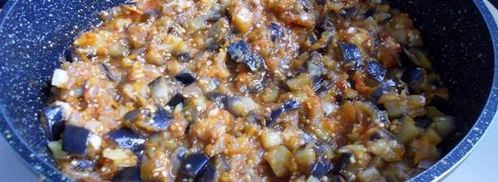 икра баклажанная жареная. Шаг 10