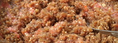 икра из баклажанов с яблоками. Шаг 6