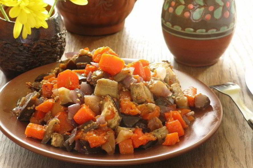 Рецепт икра из тыквы и баклажанов