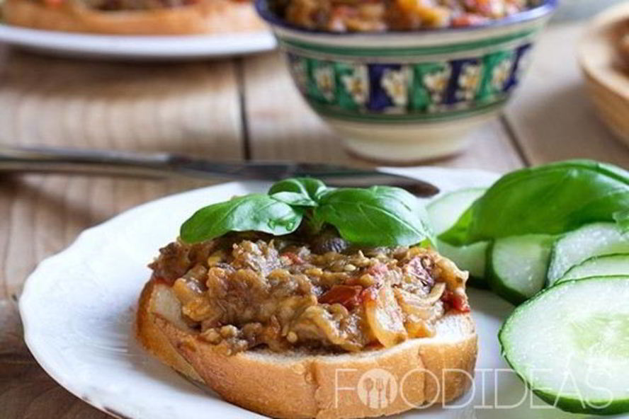 Рецепт икра из запеченных баклажанов