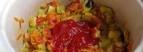 кабачковая икра из замороженных овощей. Шаг 6