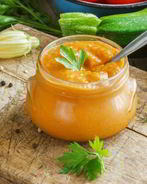 Кабачковая икра из запеченных в духовке овощей