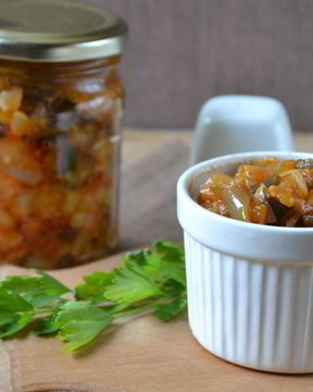 Кабачково-баклажанная икра на зиму