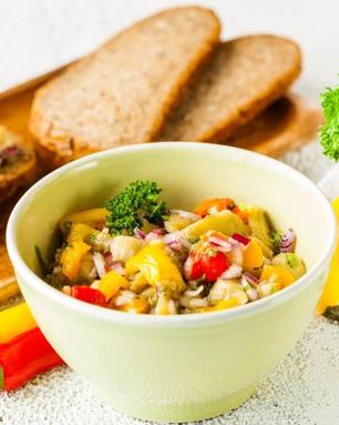 Хоровац, икра из печеных овощей