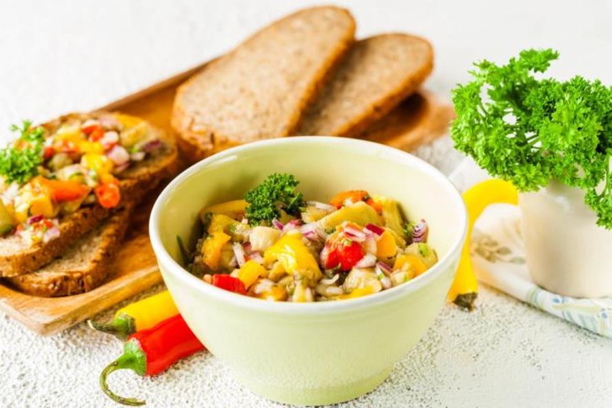 Рецепт хоровац, икра из печеных овощей