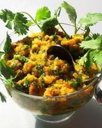 Пикантная икра из тыквы и кабачков