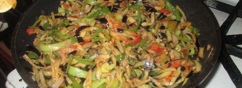 кадича из баклажанов с мясом. Шаг 5